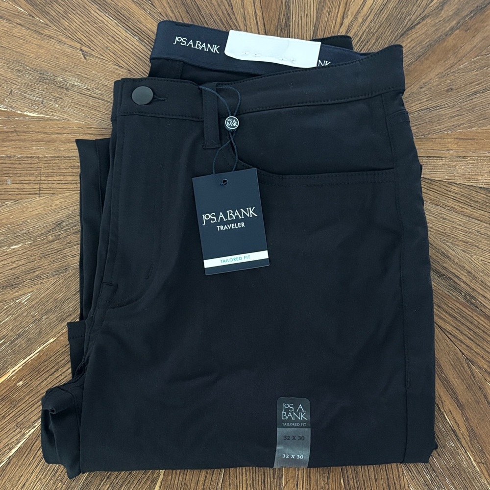 Jos. A. Bank Black Tailored Pants